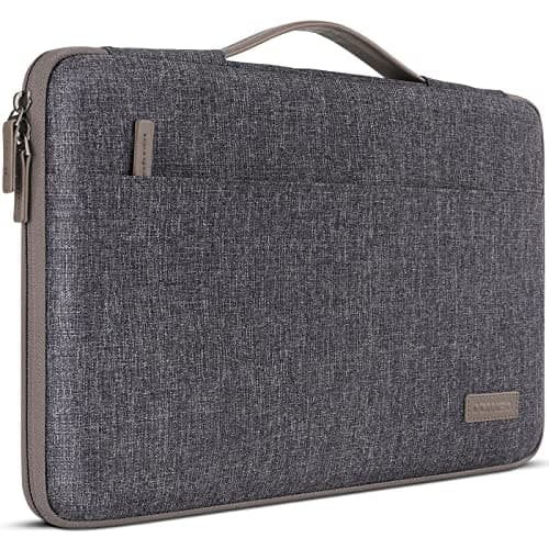 DOMISO 15.6 inch Laptop Case Sleeve Protective Cover Compatible with 16 inch MacBook Pro M4 M3 M2/Pro Max,15.6-16 inch HP Dell ASUS Lenovo Chromebook,Waterproof Computer Cases Bag,Dark Grey