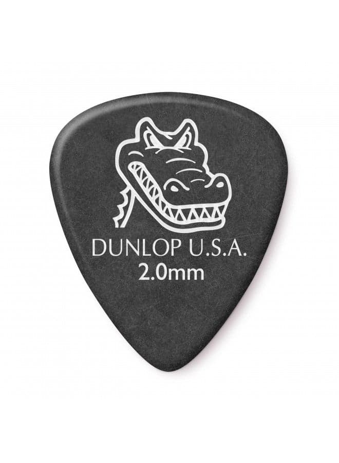 Dunlop Gator Grip Standard 2.0mm Black Guitar Picks