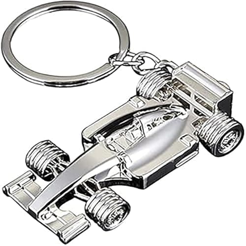 F1 Keychain, Formula 1 Key Chain Set, Racing Car Accessories for Men, Unique F1 Merchandise Gifts, Durable Keyring for Everyday Use