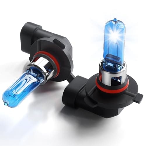 TURONEXIA 9005 HB3 Halogen Headlight Bulbs 5000K Bright White 12V 65W High Low Beam Car Headlight Bulbs Clear Vision Halogen Automotive Light 2 Pack