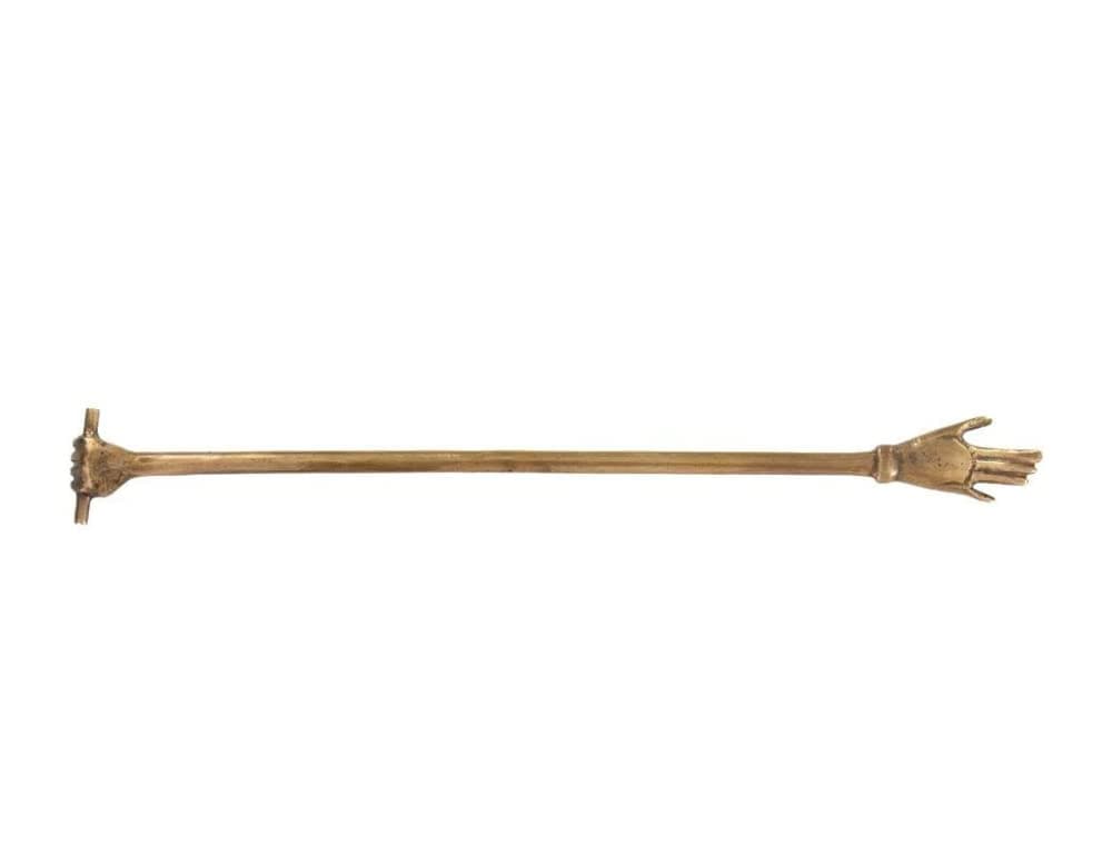 Harper Hand Book Mark by Alice Lane Home Collection Crafted Entirely from Brass Styles Well in Spine of a Book Reading in Bed Home Decor