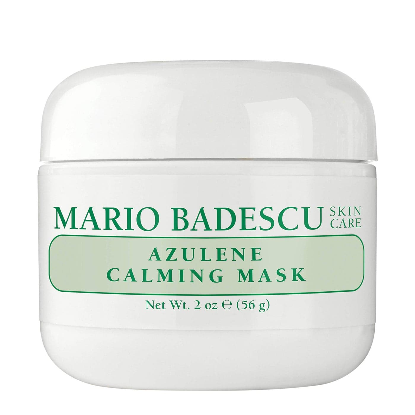 Mario Badescu Azulene Calming Mask, Clay Mask Face Care Ideal for All Skin Types, Pore Minimizer with Olive Leaf Extract, Vitamin E and Kaolin Clay, 2 Oz
