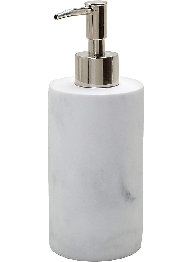Home 050953062A Corin Lotion or Soap Dispenser, Marble Grey