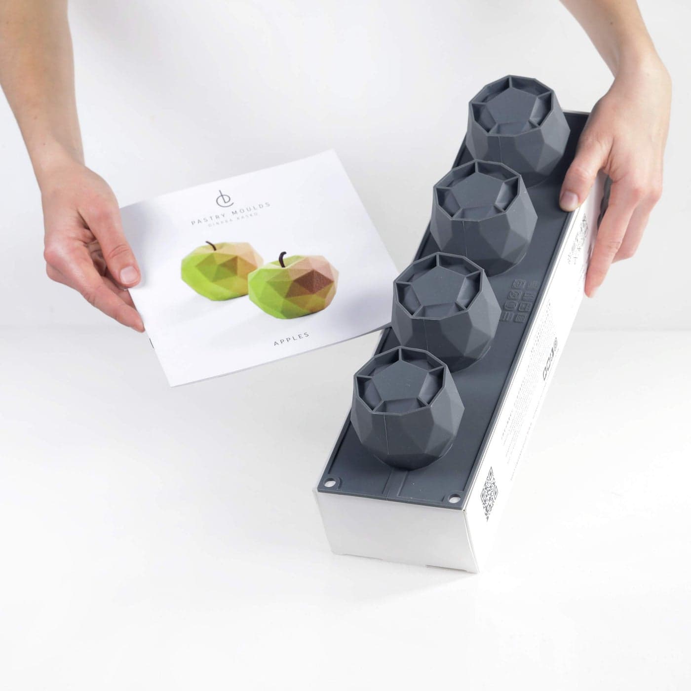 DINARA KASKO Apple Silicone Mold for Baking Small Fruit 3D Silicone mold for Cake or Mousse Reusable Food Grade NonStick Pastry Baking Molds