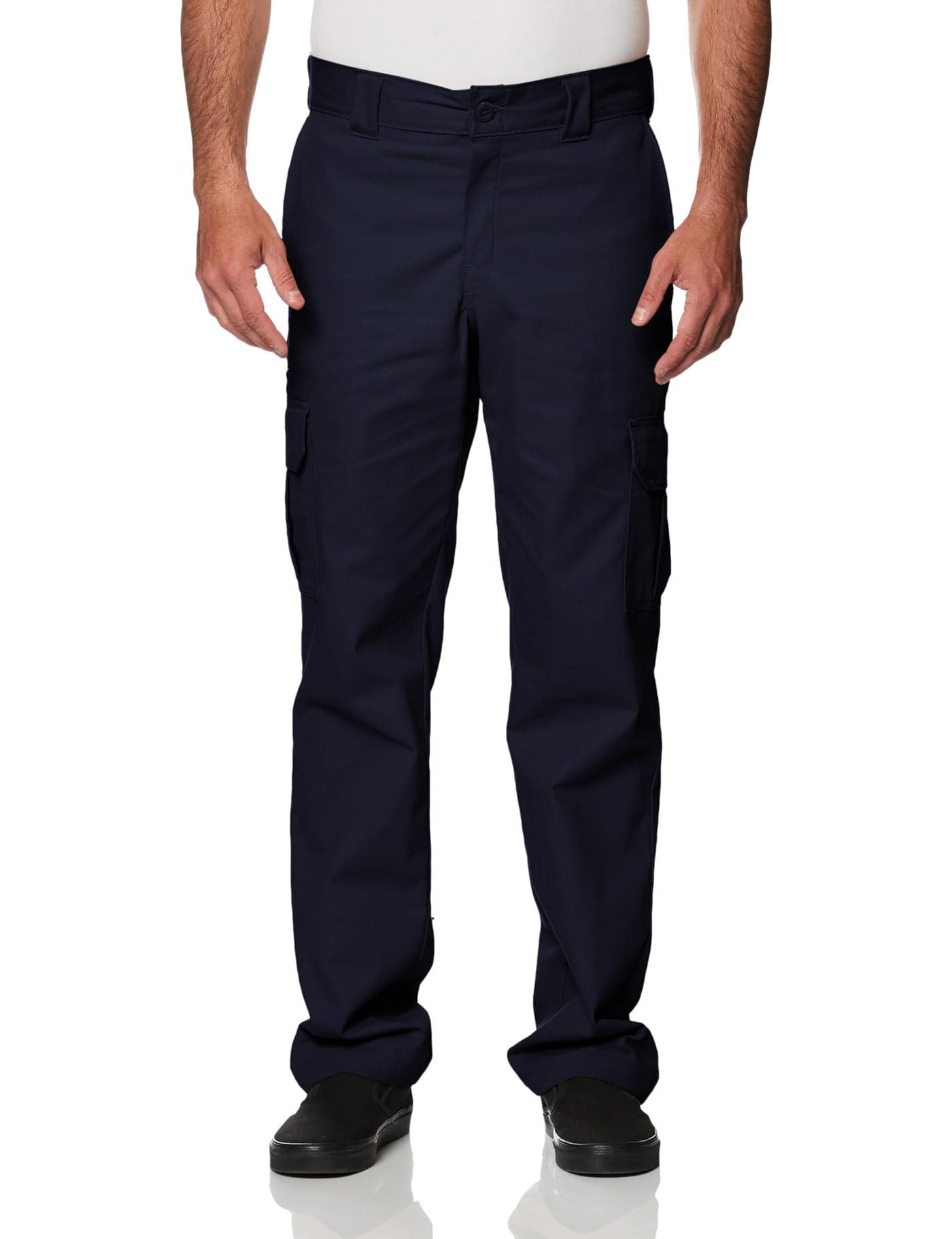 Dickies Mens Regular Straight Stretch Twill Cargo Work Utility Pants Dark Navy 38W x 34L US