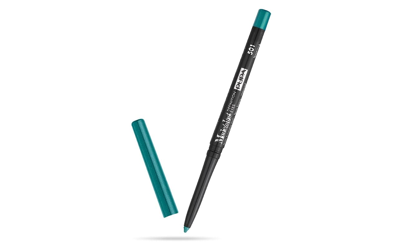 Pupa Milano Made To Last Definition Eyes Creamy Retractable Automatic Eyeliner Create Instant Smudge Free Intensity Lasting Color Liner For Waterline Or Lid 501 Magnetic Green 0012 Oz
