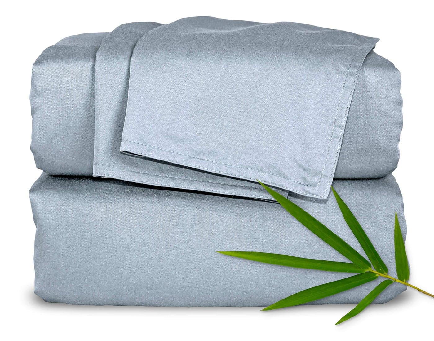 Full Sheets by Pure Bamboo Genuine 100 Organic Viscose Derived from Bamboo Bed Sheet Set Luxuriously Soft Cooling Double Stitching Lifetime Quality Promise Full Sterling Blue