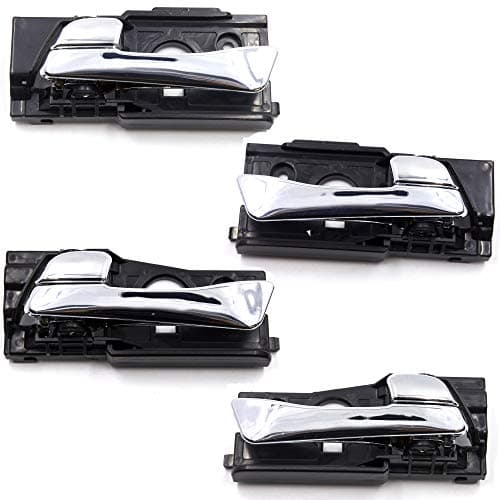 Otois 4Pcs Front Rear Left Right Chrome Interior Door Handle Set for Hyundai Accent 2012 2017