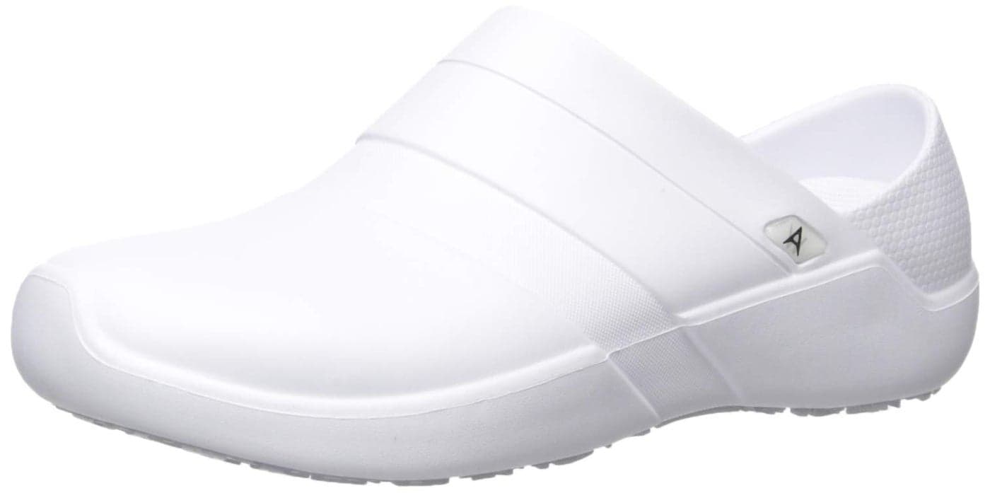 Anywear Journey Men’s and Women’s Clogs - Lightweight Waterproof Shoes with Superb EVA Cushioning for Gardening, Food Service, Medical Professionals - White, 10 Women/8 Men