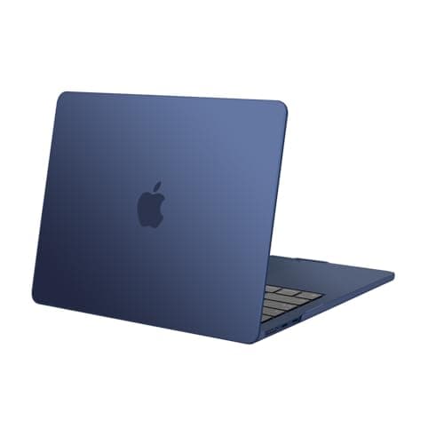 MOSISO Compatible with MacBook Air 13 inch Case M5 2026 M4 2025 M3 M2 20242022 A3449 A3240 A3113 A2681 ScratchesResistant Protective Hard Shell for MacBook Air 136 inch Case Midnight