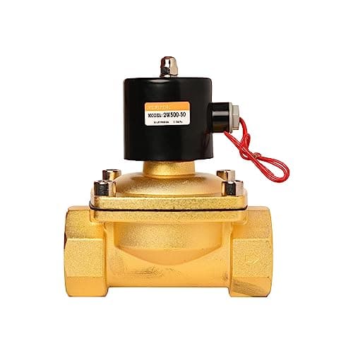 HYCO Diaphragm Operated Electric Solenoid Valve NPT Normally Closed NC Direct Action AC 220V for Water, Air, Gas, Fuels (2W-500-50 2")