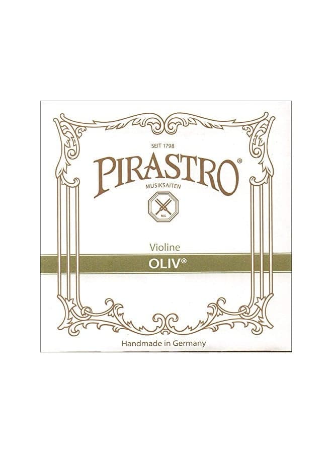 Pirastro Oliv 4/4 Violin E String - Medium Gauge - Gold-plated Steel - Loop End