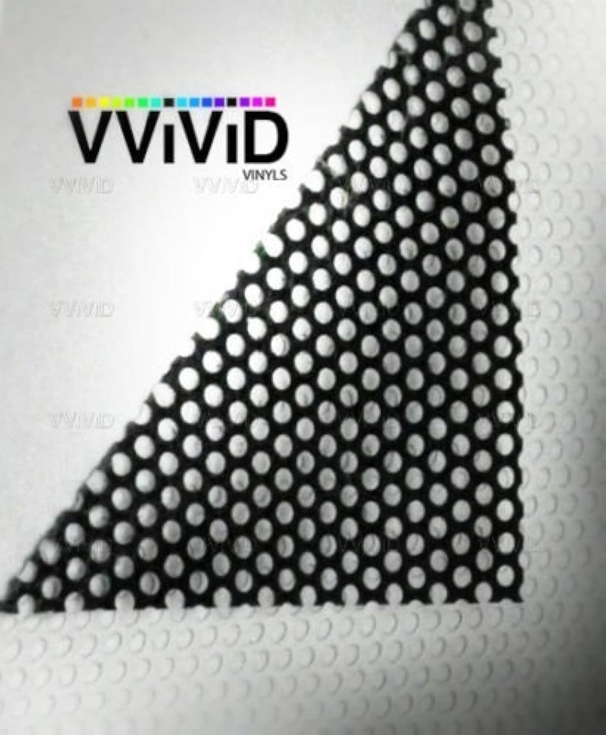 VViViD OneWay Perforated Vinyl Privacy Window Film Adhesive Glass Wrap Roll 25ft x 54 inches