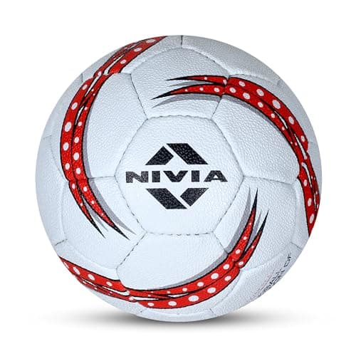 Nivia Handball/32 Panel/Rubberized Hand Stitched/for Women (White)