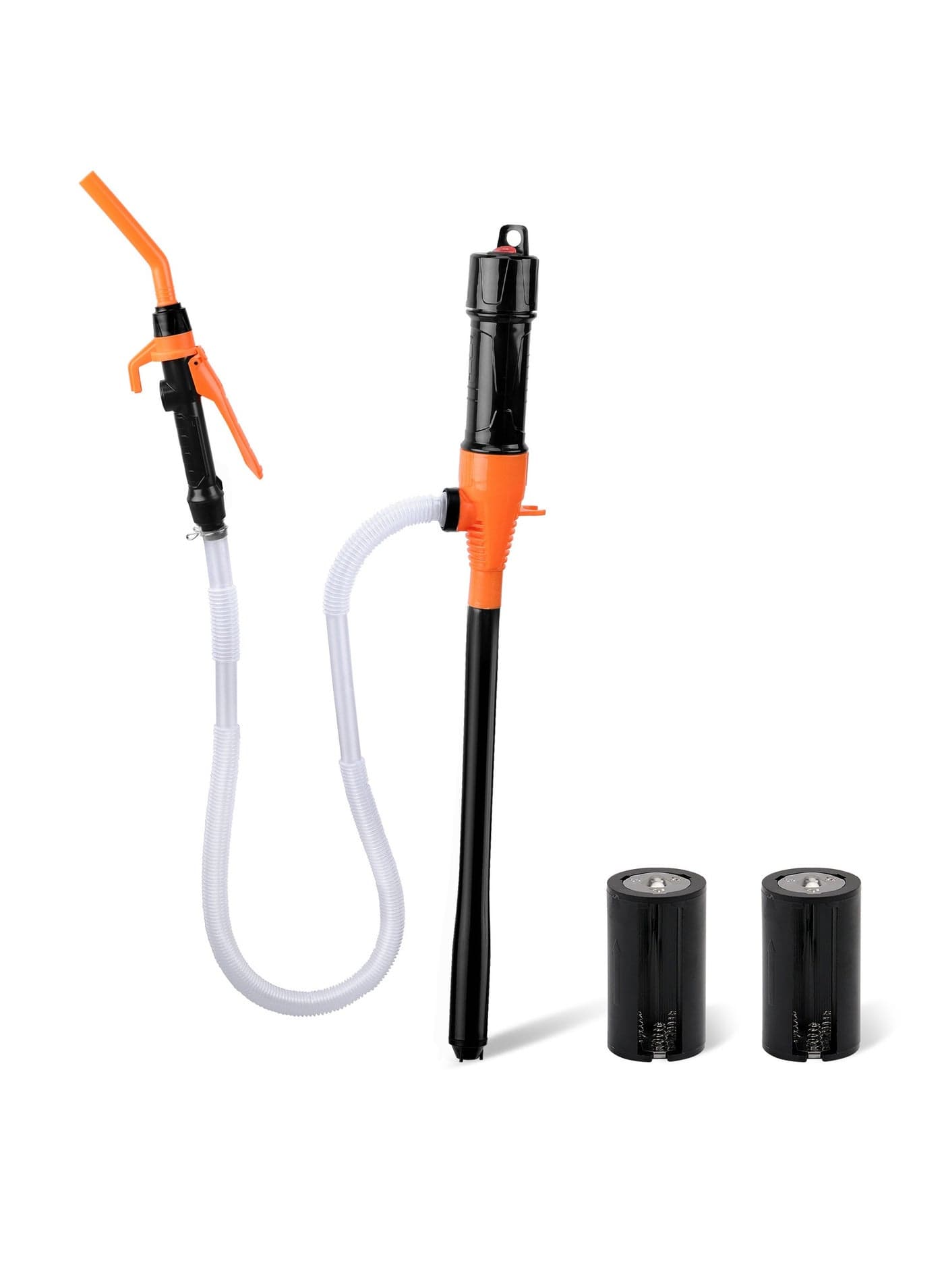Portable Transfer Pump Battery Powered Electric Siphon Pump For Gas Fuel Diesel Transfer - Ideal Gasoline Transfer Pump Easy to Use Manual Fuel Pump