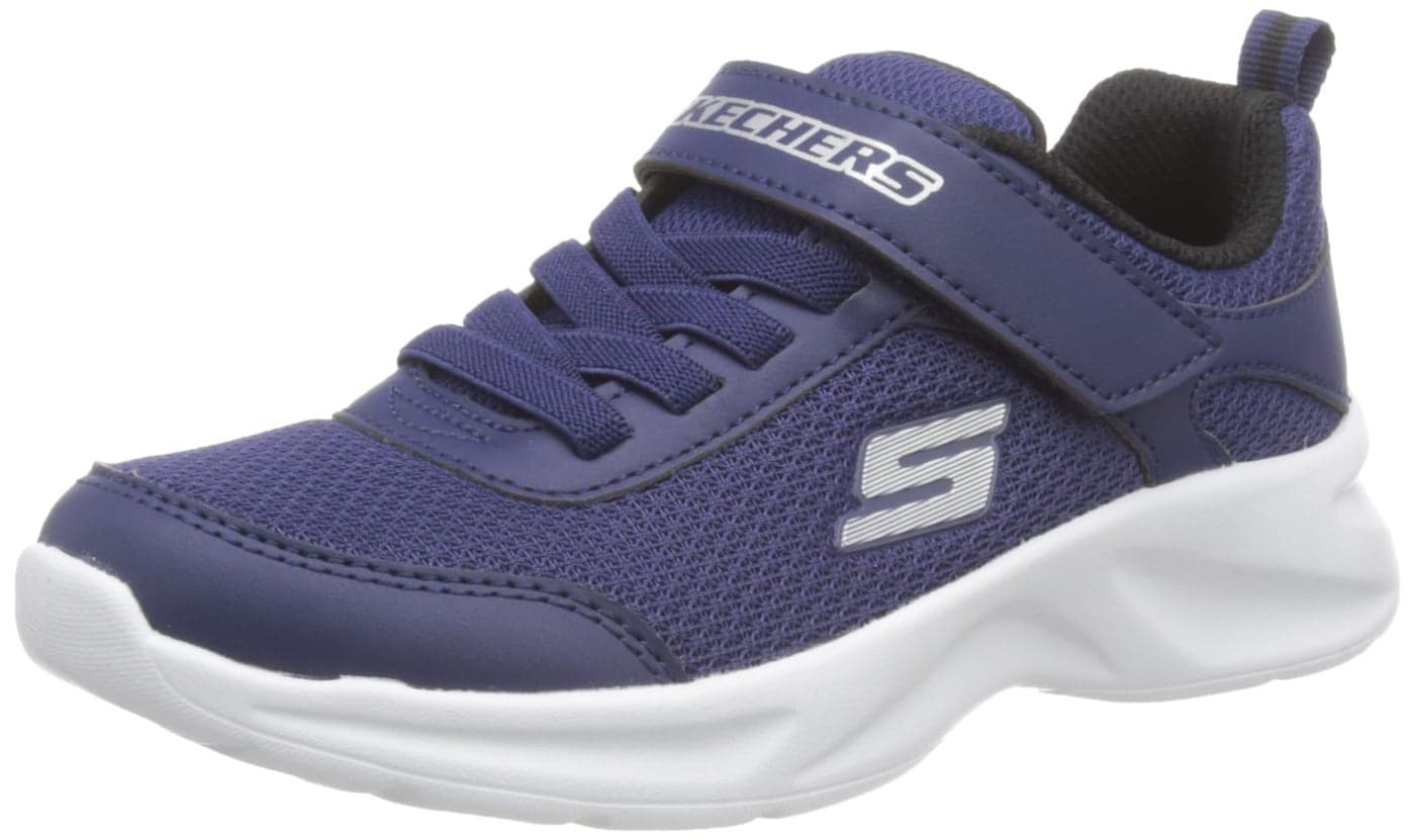Skechers Dynamatic 1 Sneaker, Navy 1, 10.5 US Unisex Little Kid