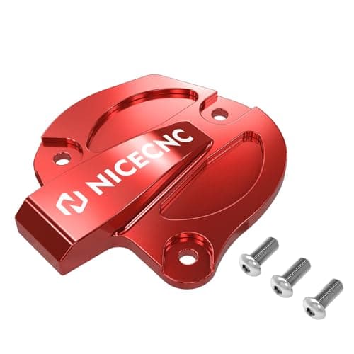 NICECNC Red Throttle Cover Cap Guard Protector Aluminium Compatible with Yamaha Raptor 700 YFM700 2013 20152026 Raptor 700R YFM700R 2009 20112026 See Fitments