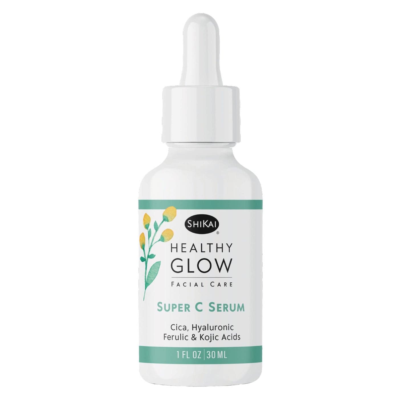 ShiKai Healthy Glow Super C Face Serum 1 oz Vitamin C E Hyaluronic Acid Nourish Hydrate Dry Skin
