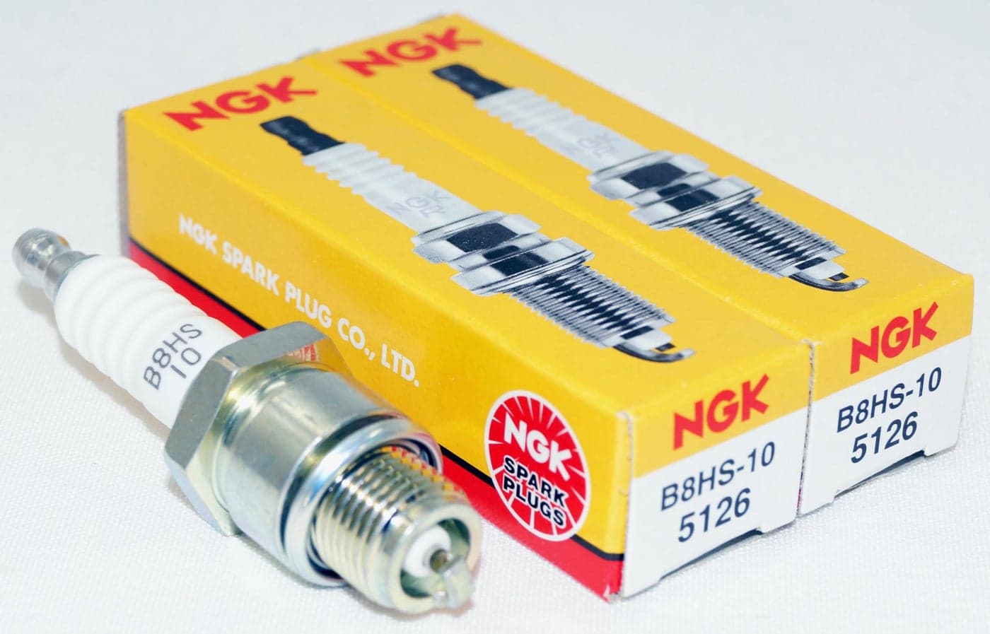 NGK SPARK PLUG SET NGK 7081490 B8HS10 5126 Set 2 piece