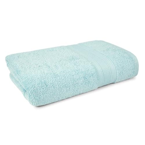 Trident Soft Comfort Air Rich 100% Cotton Towels for Bath, 500 GSM Large Size Bathroom Towels for Men/Women, 1 Piece Bath Towel (69cm x 137cm), Nile Blue