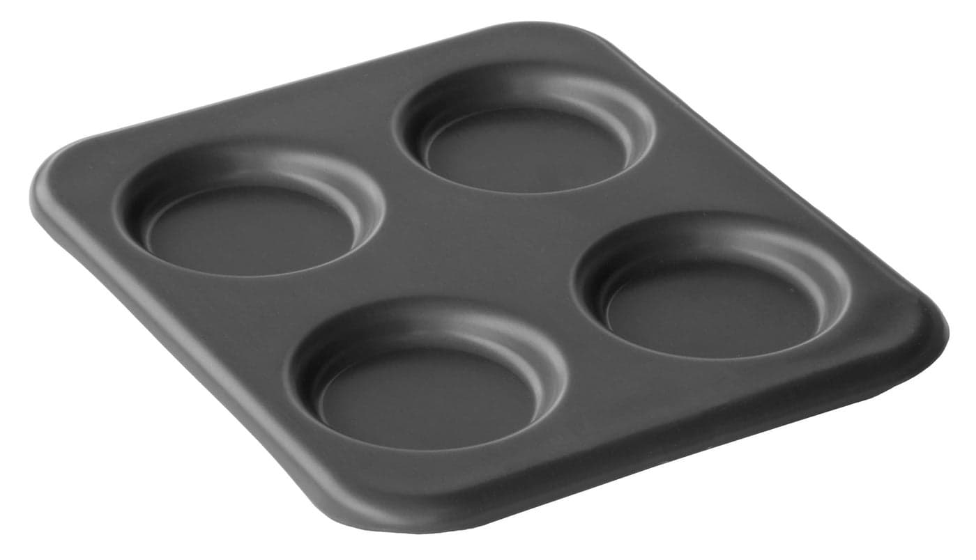 LloydPans Kitchenware 4Cavity Round Egg Pan 95 Inch by 11 Inch DK