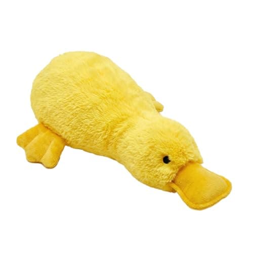 Pet Lou 15 Inch Platypus Plush Dog Chew Toy with Squeakers Crinkle Paper Durable SuperSoft Stuffed Promo Dog Toy for Interactive Fetch Play