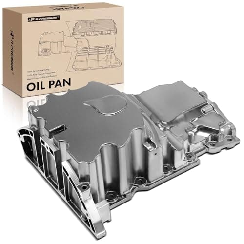 A-Premium Engine Oil Pan Sump with Drain Plug Compatible with Ford F-150 2011-2023, Expedition 2015-2024, Mustang 2011-2017, Transit-150, Transit-250, Transit-350 & Lincoln Navigator, 3.3L 3.5L 3.7L