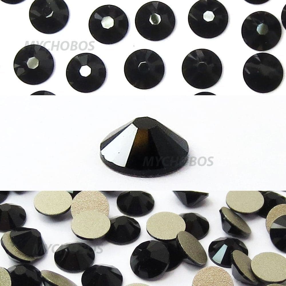 Jet 280 Black Austrian Crystal Austria New 2088 XIRIUS Rose 16ss 4mm Flatback NoHotfix Rhinestones Round DIY Bling ss16 144 pcs 1 Gross DIY Bling from Mychobos CrystalWholesale