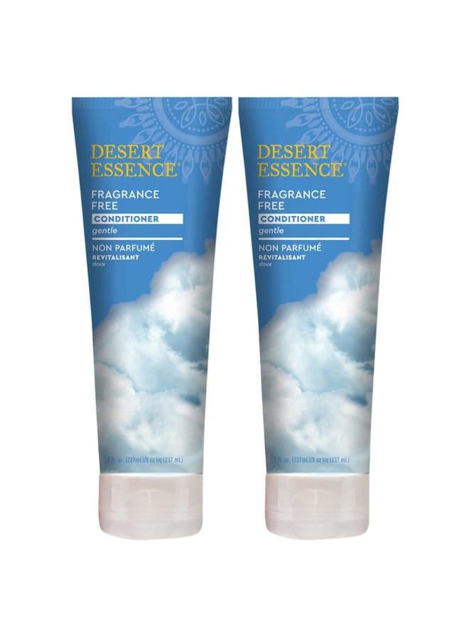 Fragrance Free Conditioner - Pure - 8 Fl Ounce - Pack of 2 - Gloss & Shine - Smoothes & Softens Hair - No Oil Residue - Antioxidants - Green Tea - Jojoba Oil - Vitamin B5