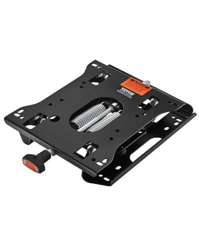 VEVOR Seat Suspension Kit Without Seat Slider Track, Universal Air Ride Seat Suspension for Zero Turn Lawn Mower, Adjustable Tractor Seat Suspension Kit Compatible with Forklift, Bulldozers Seat