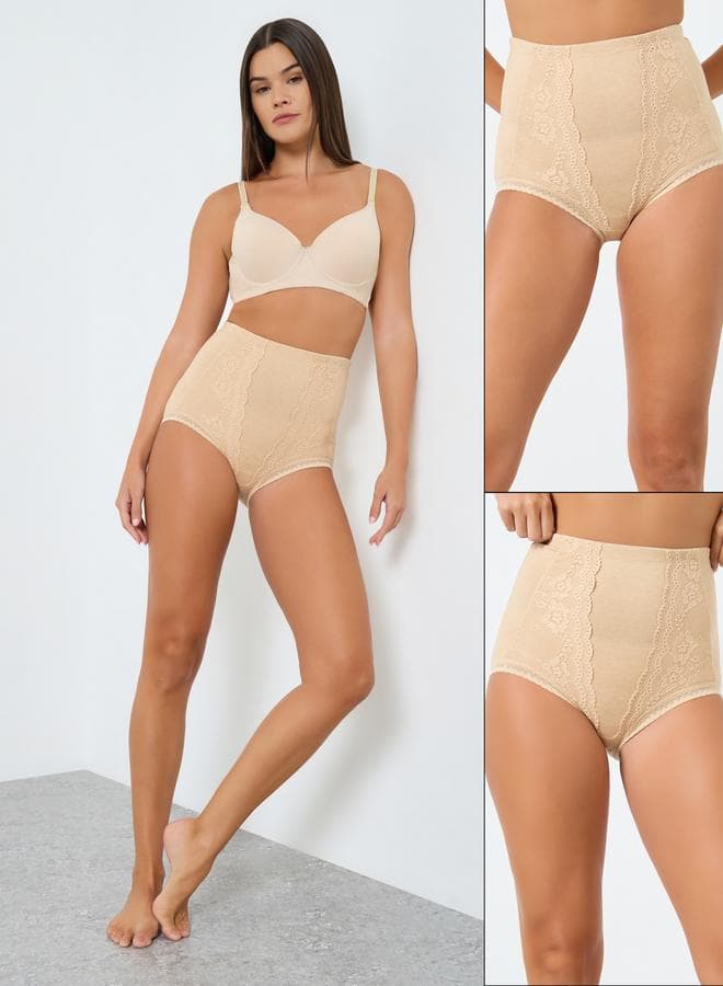Pack of 2 - Cotton High Rise Shaping Brief