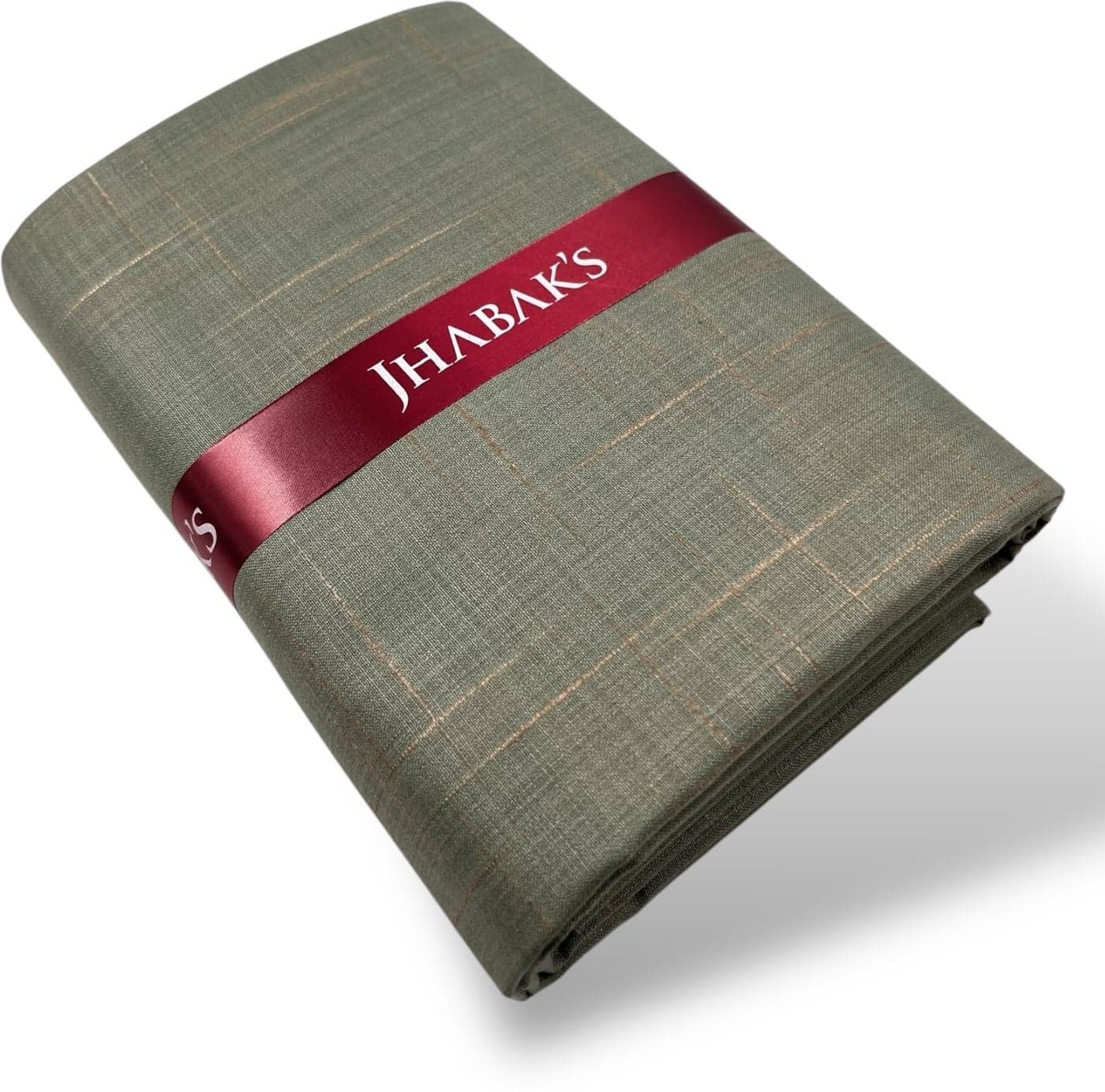 JHABAK'S Unstitched Cotton Linen Blend Self Design Shirt Fabric - 2.25 Meter Shirt Cloth Material