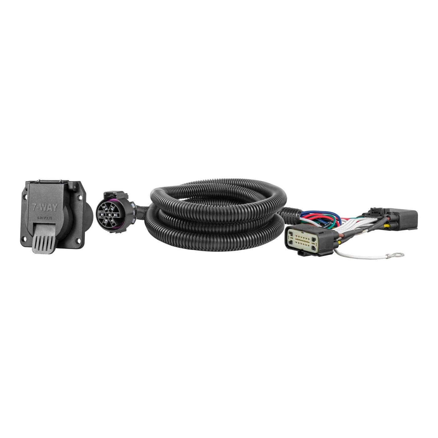 CURT 56413 VehicleSide Custom RV Blade 7Pin Trailer Wiring Harness Fits Select Ford F150