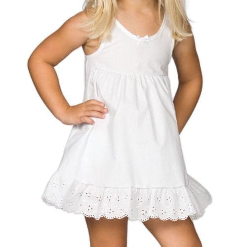 I.C. Collections Baby Girls White Slip Above the Knee 3 Months