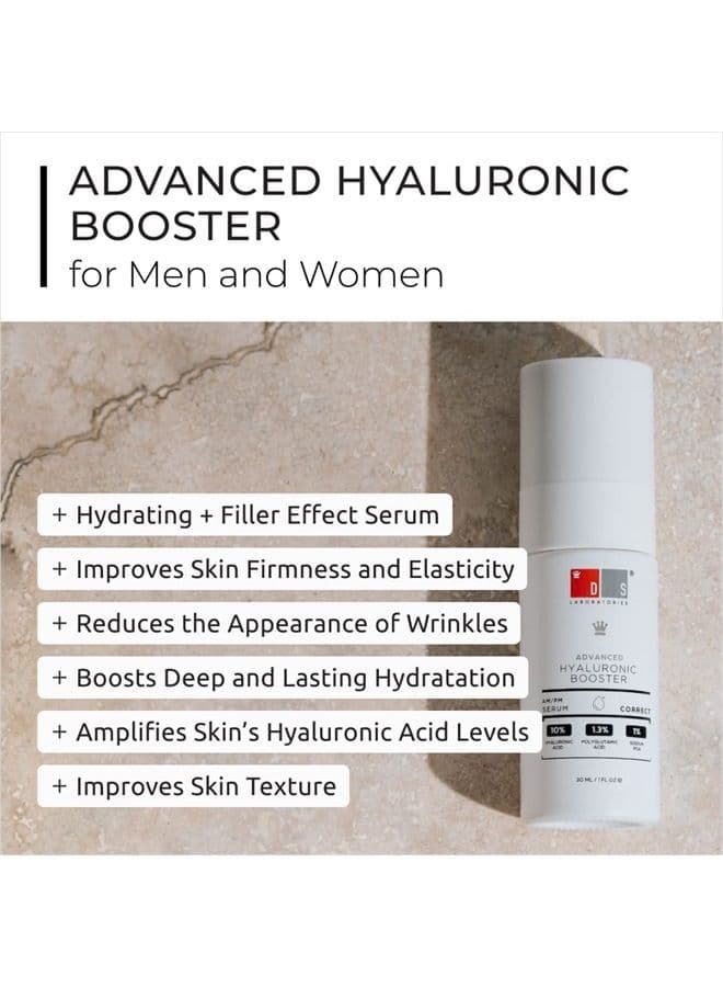 Hyaluronic Acid Serum for Face - Hyaluronic Hydrating Skin Care, Anti Aging, Facial Serum for Dry Skin, Wrinkle, Fine Line, Improves Skin Tone, Fragrance Paraben Free, 100% Vegan