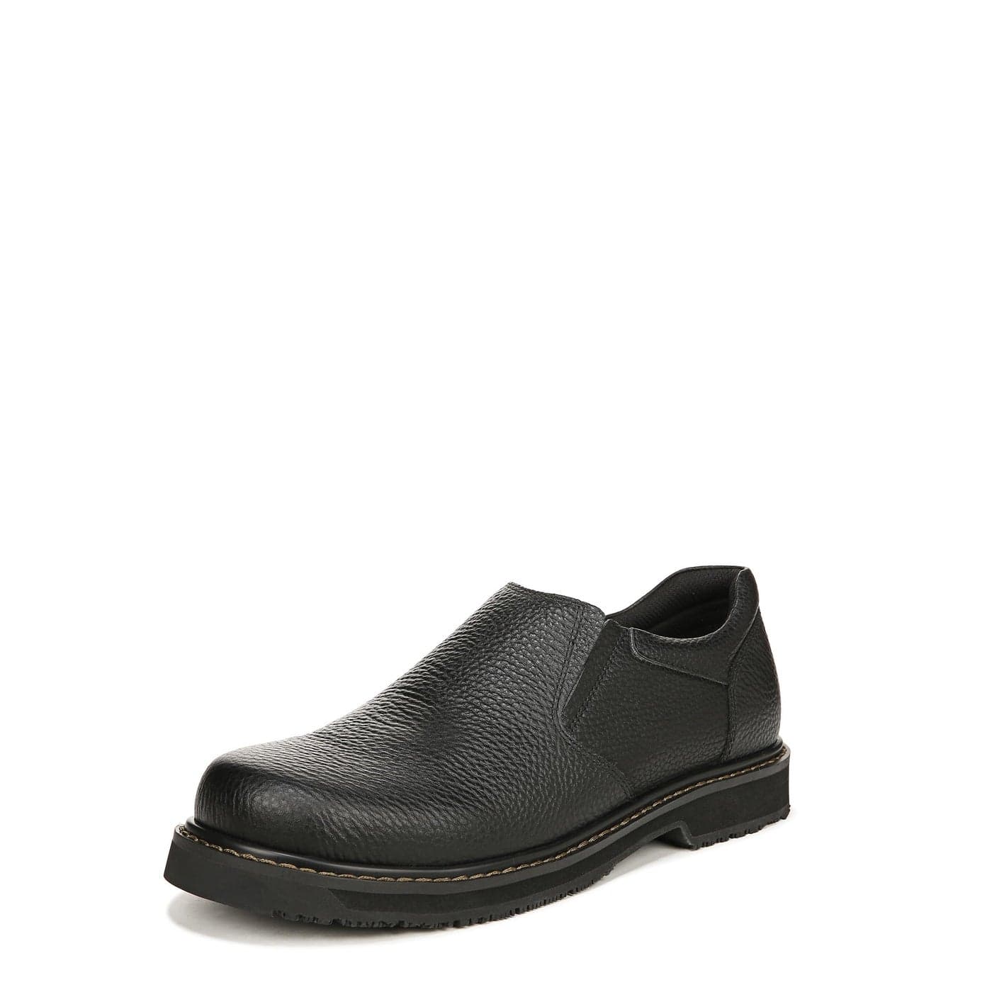 Dr Scholls Shoes Mens Winder II Slip Resistant Work LoaferBlack Leather10