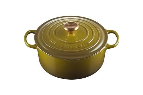 Le Creuset Enameled Cast Iron Signature Round Dutch Oven 55 qt Olive