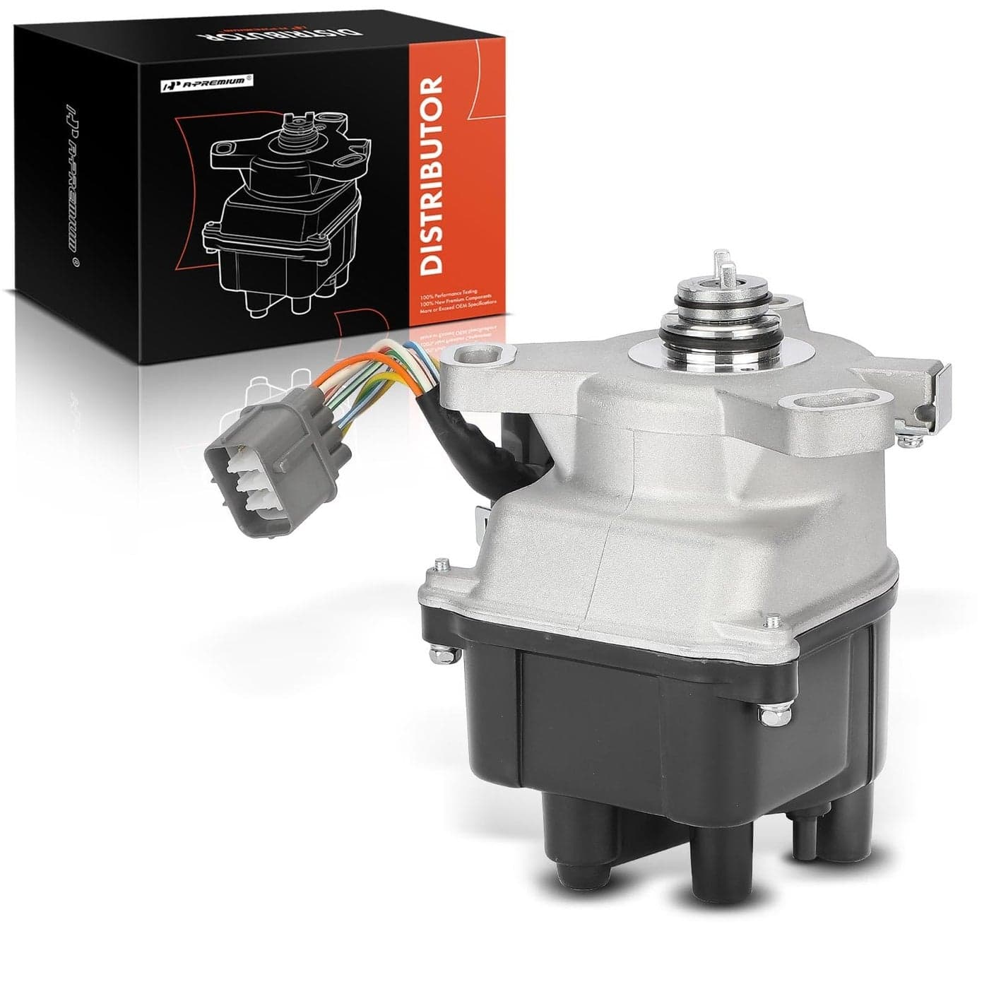 APremium Ignition Distributor with Cap and Rotor Compatible with Honda Civic 19921995 Civic del Sol 19931995 15L 16L
