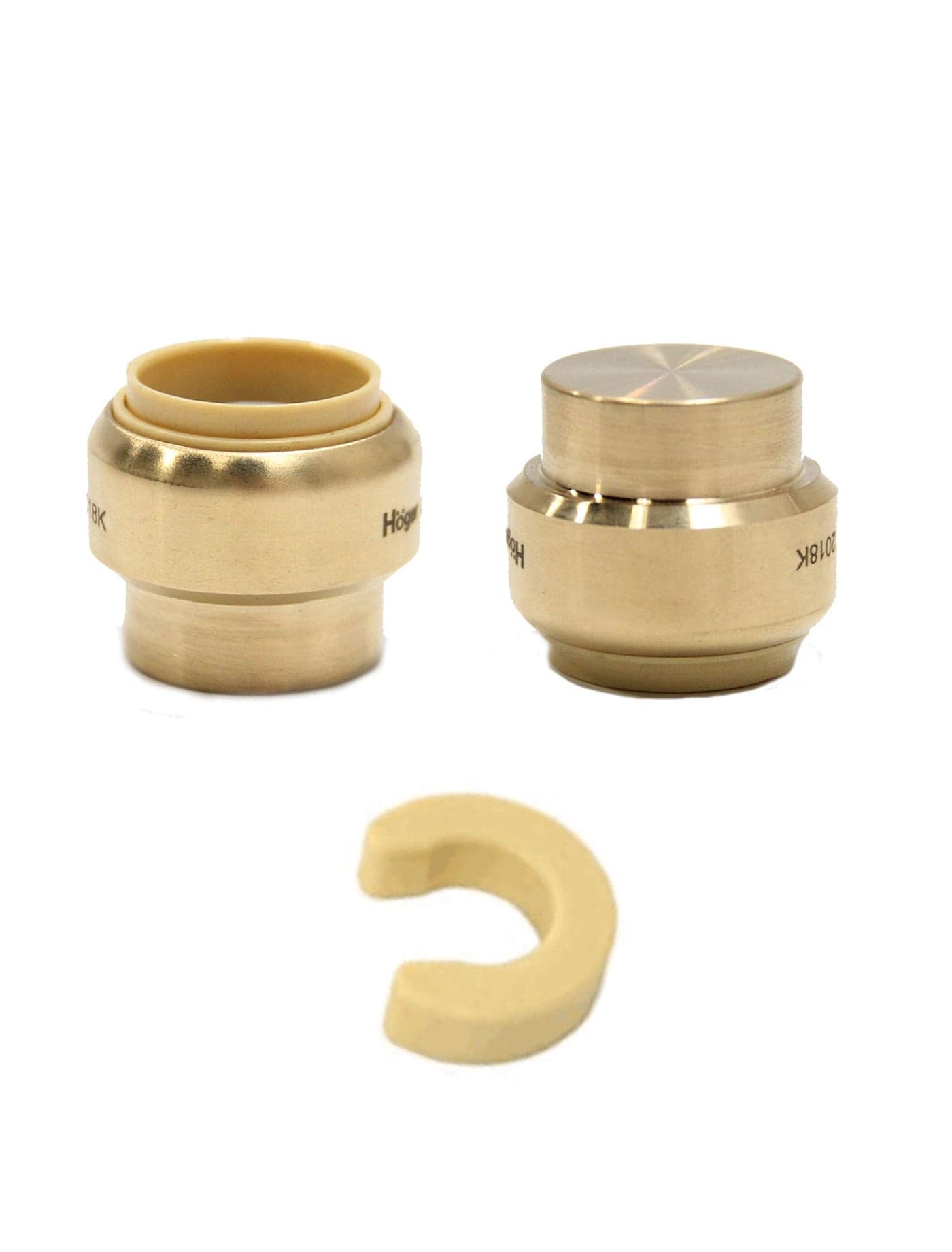 (Pack of 2) EFIELD 1/2 Inch Plug End Cap Push-Fit Fitting to Connect Pex, Copper, CPVC with Disconnect Clip,(PF143-2PCS)