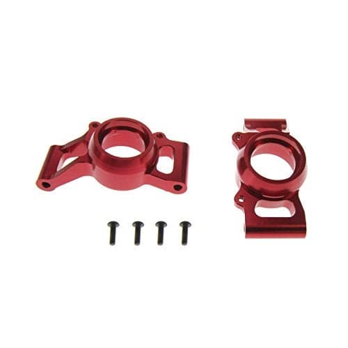 Atomik RC Alloy Rear Hub Carrier, Red fits The Traxxas X-Maxx - Replaces Traxxas Part 7752