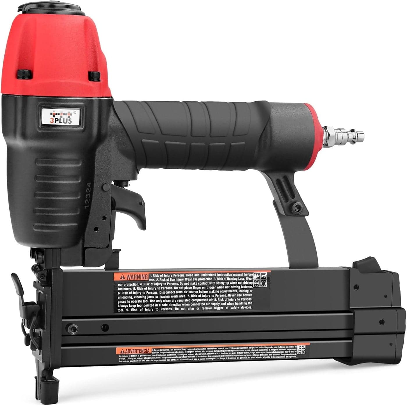 HF509040SP 18 Gauge 2 Brad Nailer and 14Inch Narrow Crown Stapler 2 in 1