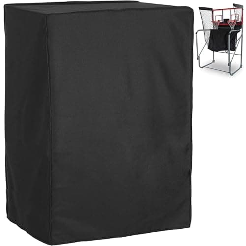 Skyour Basketball Arcade Game Cover Foldable Dual Shot Electronic Basketball Shooting Machine Cover Waterproof Basketball Arcade Hoop Game Covers for Indoor Outdoor
