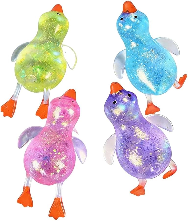 Duck Slow Rebound Fidget Toy Random Color Stress Relief Sensory Squeeze Toy For Kids