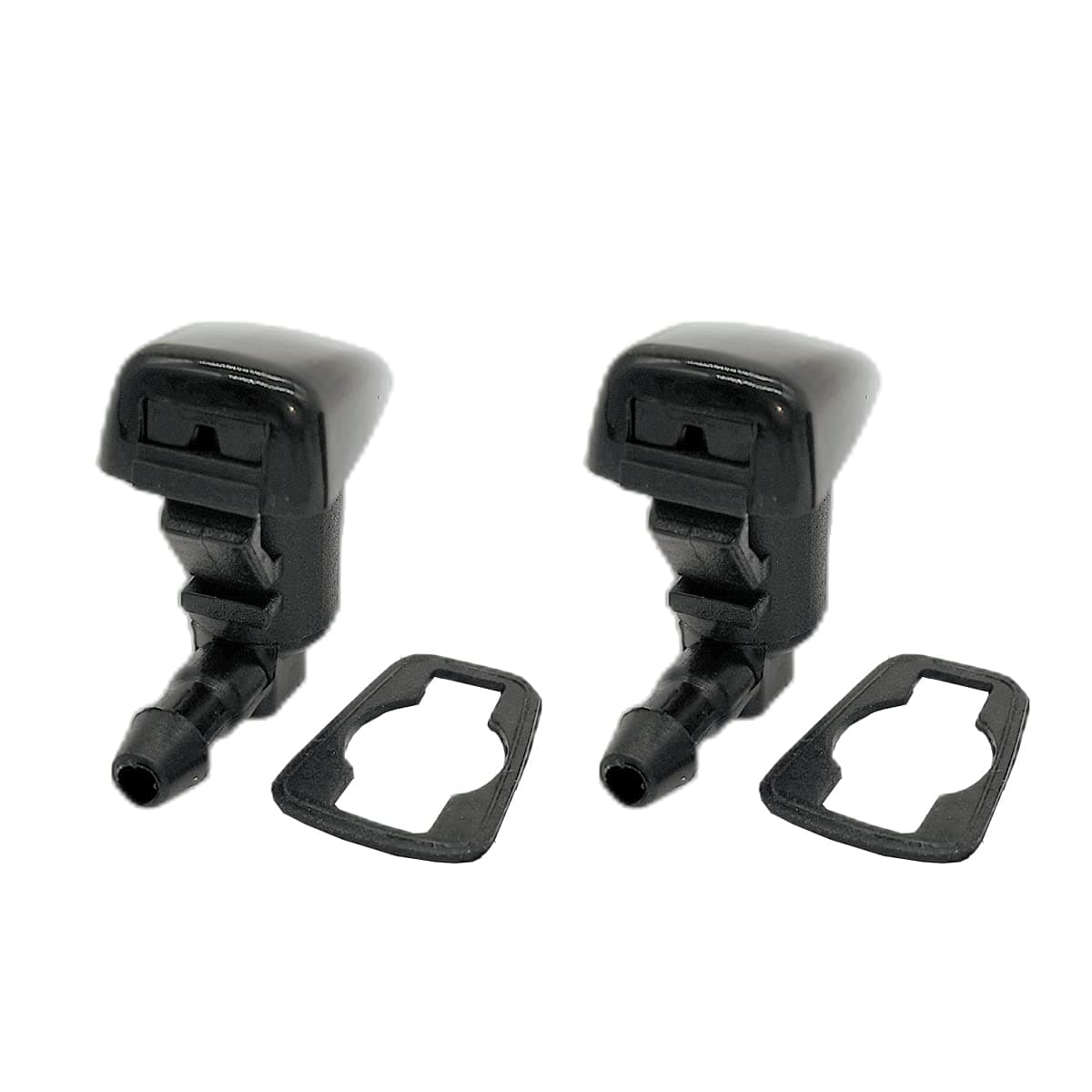 2 Pcs Front Windshield Washer Nozzles Single Hole Wiper Spray Washer Jet BT4Z17603A Replacement for Ford Edge 20112014 for Lincoln MKX 20112015
