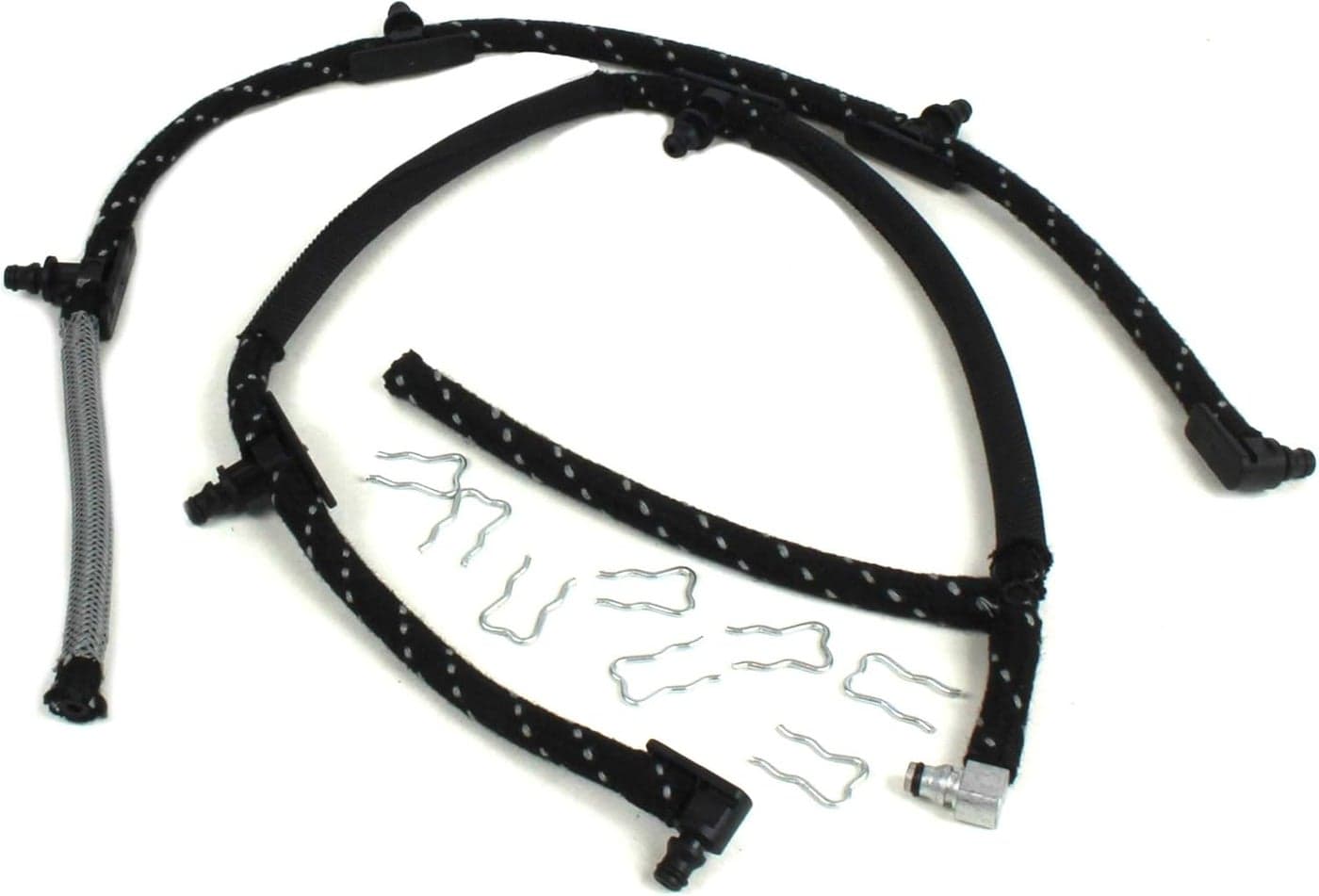 Auto Parts Prodigy Diesel Fuel Line Return Kit with Clips for 2004.5-2010 Chevrolet GMC 2500 3500 6.6L Duramax