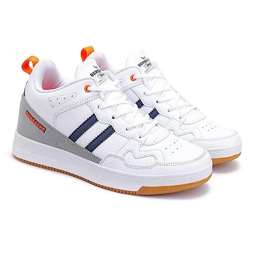 BERSACHE Premium Sports,Gym, Trending, Stylish Running Shoes For Men (White)