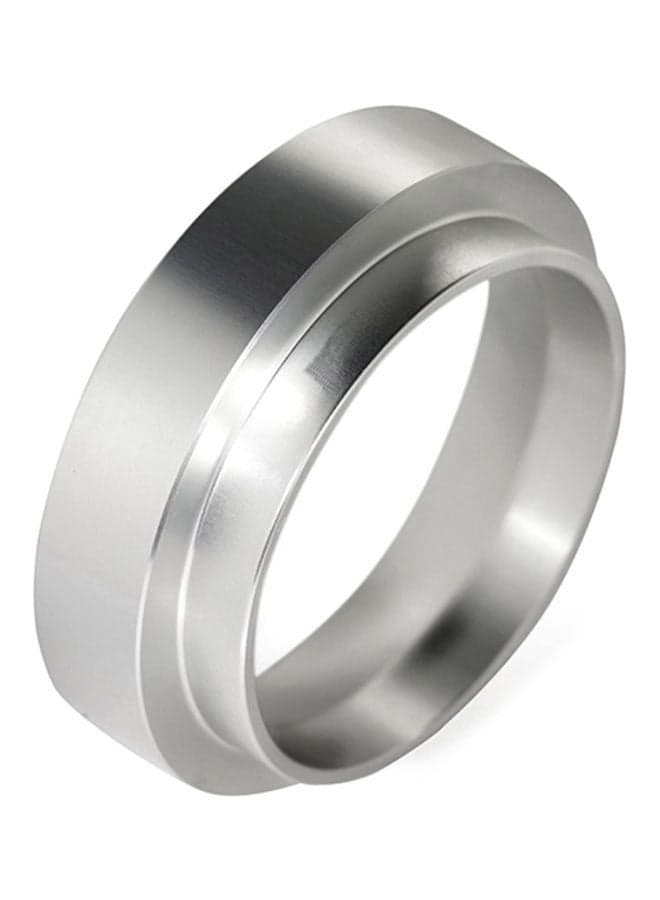 Aluminium Coffee Catcher Ring Silver 7x4x7cm