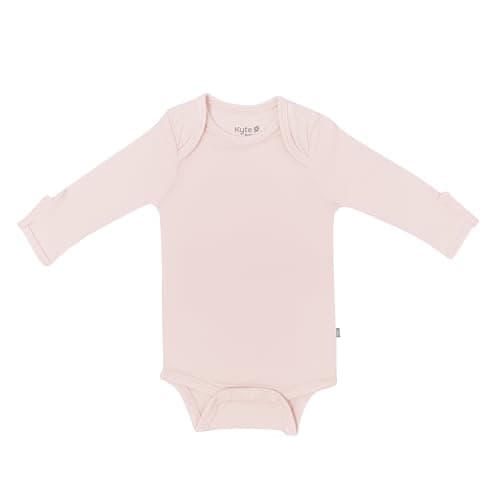 KYTE BABY Unisex Long Sleeve Bodysuit Rayon Made From Bamboo 36 Months Blush