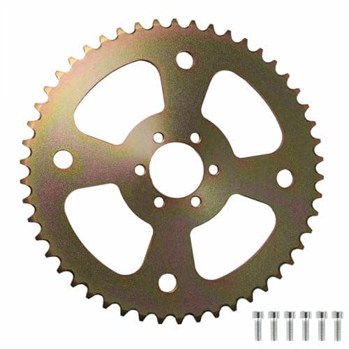 JMCHstore 50T Balanced Performance Rear Chain 6 Hole Sprocket 40 41 420 for Coleman CT100U CC100X Mega Moto MMB80 105 Baja Doodle Bug DB30 Motovox MBX10 Mini Bike