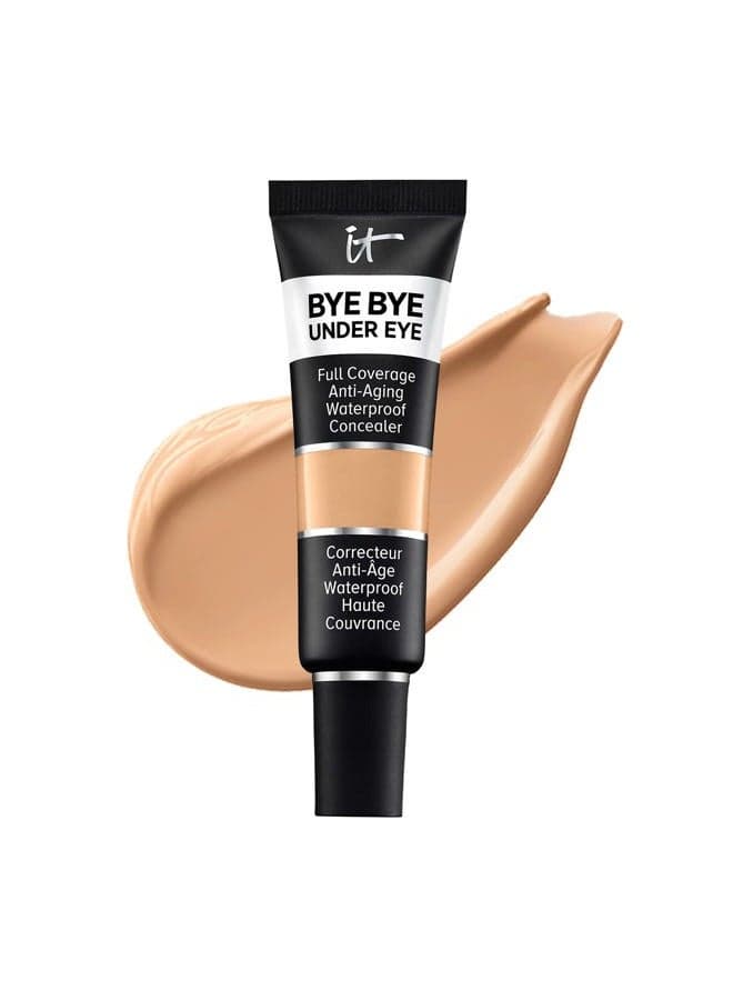 Bye Bye Under Eye Full Coverage Concealer - for Dark Circles, Fine Lines, Redness & Discoloration - Waterproof - Natural Finish – 25.0 Medium Natural (N), 0.4 fl oz